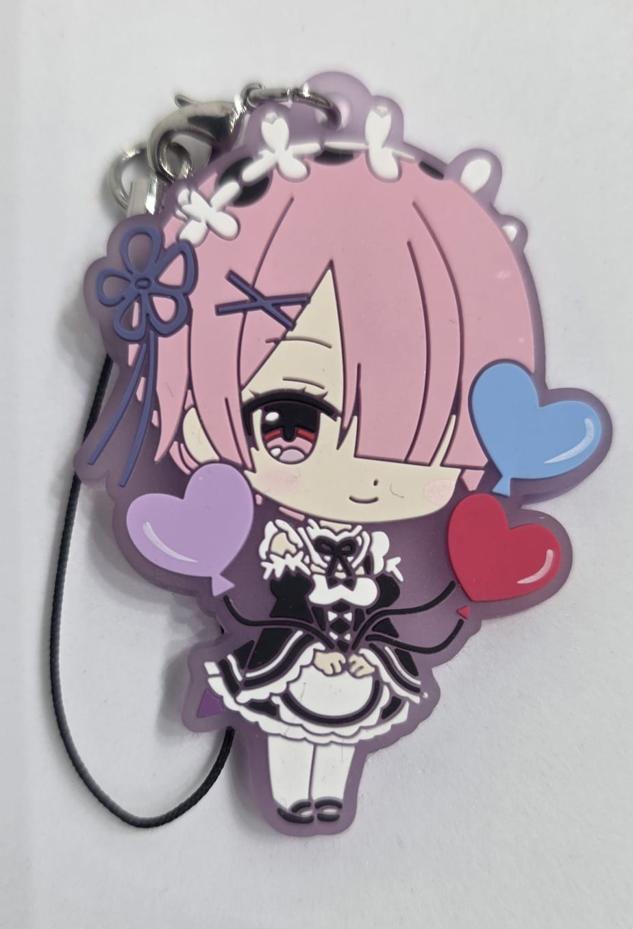Re:Zero -Starting Life in Another World- Ram rubber keychain