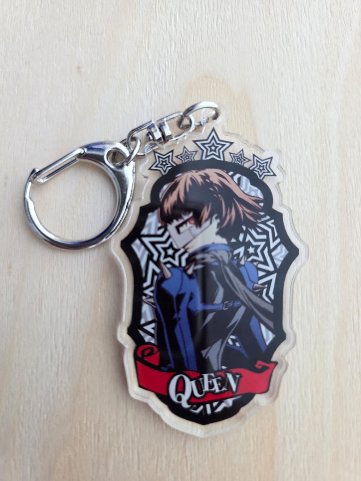 Persona 5 Trading Emblem Acrylic Keychain- Makoto Niijima Queen