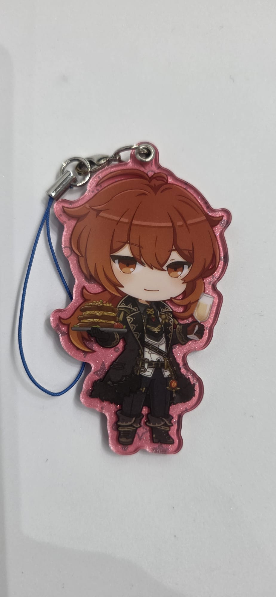 Genshin Impact Pearl Acrylic strap - Diluc Ragnvindr