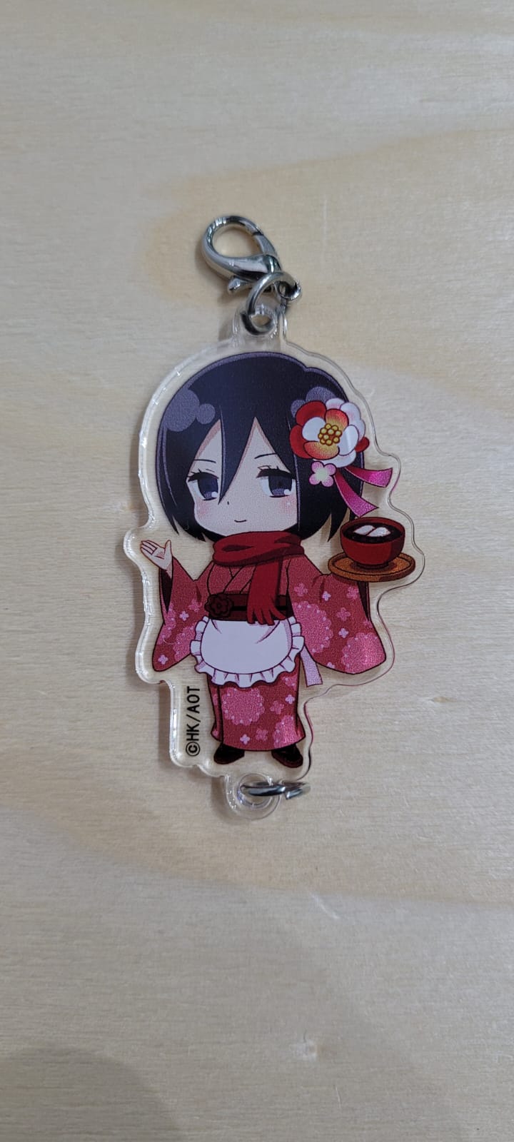 Attack on Titan - Mikasa Ackerman acrylic keychain